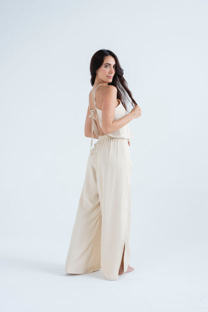 Pantalon Lotus Crema