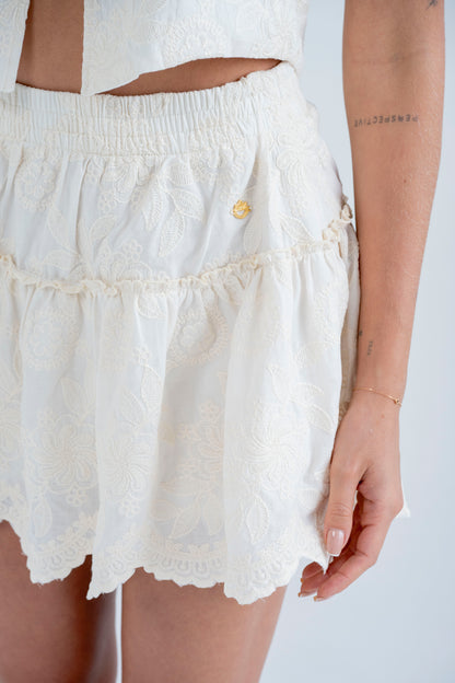 Falda Aura Marfil