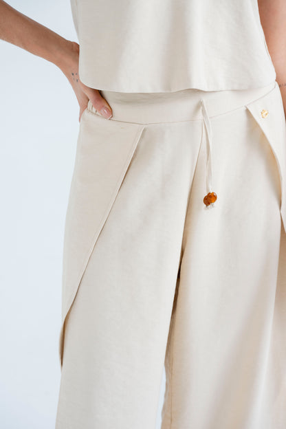 Pantalon Lotus Crema