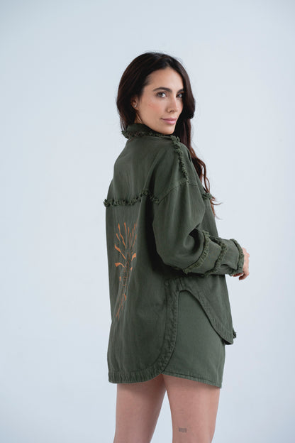 Chaqueta Luxor Verde Militar