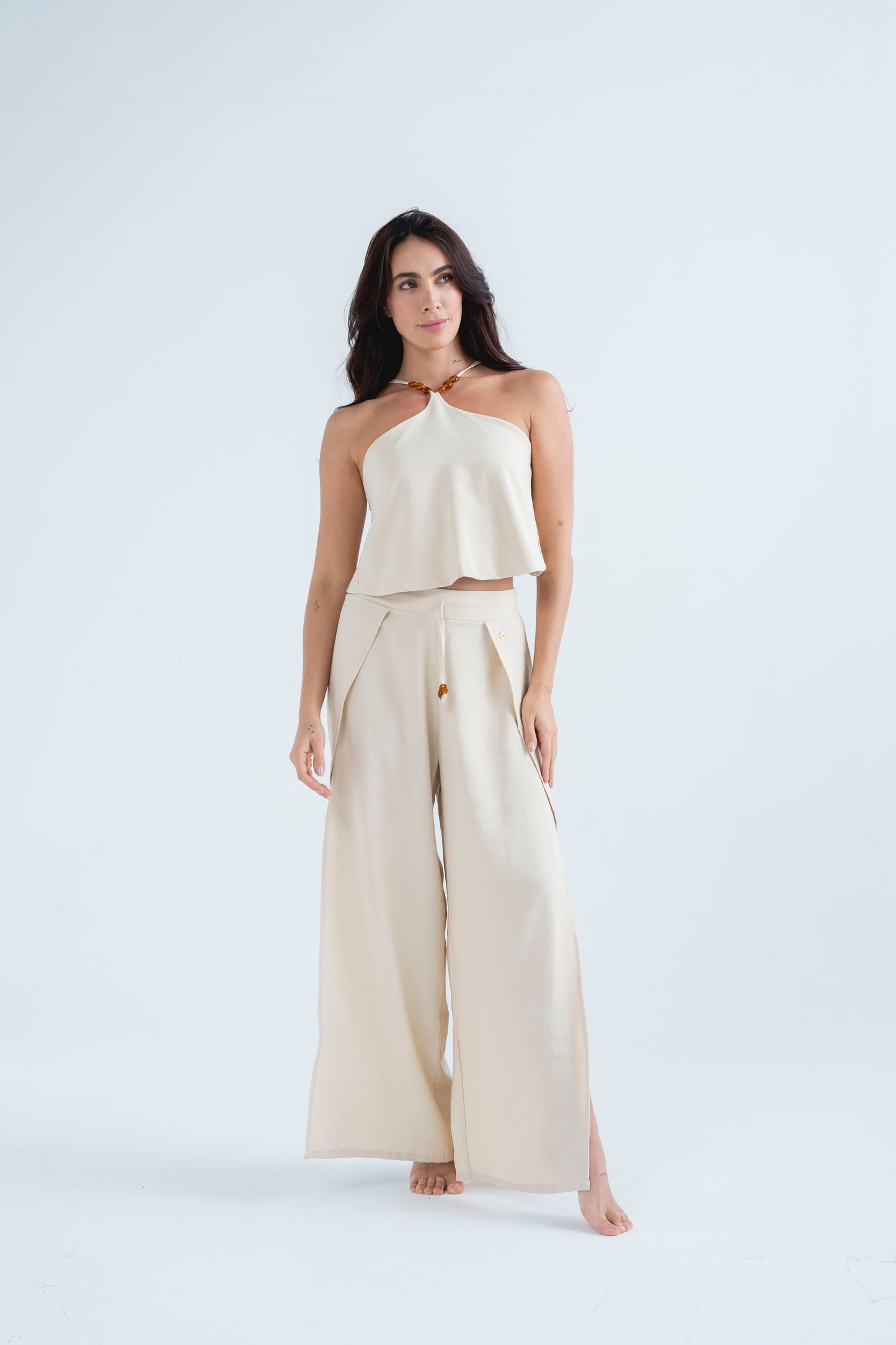Pantalon Lotus Crema