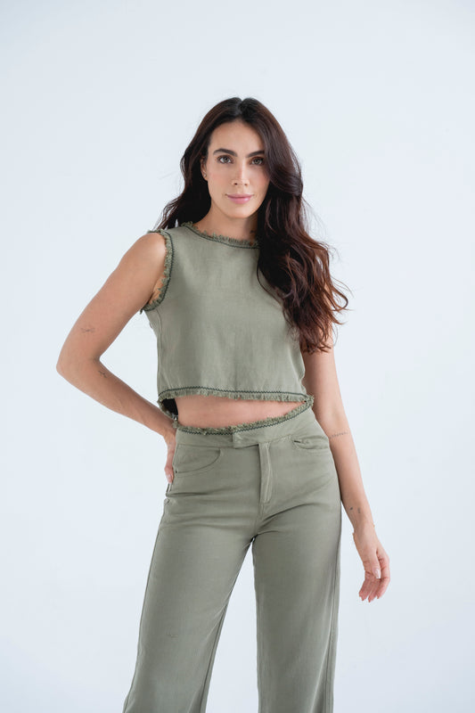 Top Mambo Manga sisa Verde